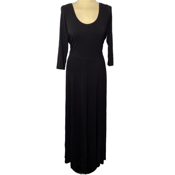 Calvin Klein Black Maxi Dress - Picture 1 of 8